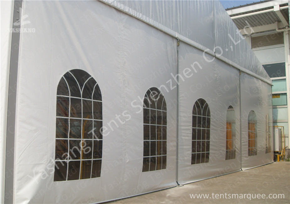Temporary Aluminum Structure Tent Buildings / Uv Resistant Industrial Warehouse Tent